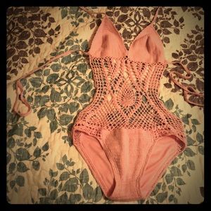Baby pink monokini from Hot Miami Styles
